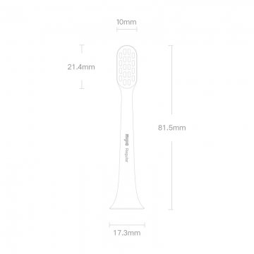 Комплект змінних насадок для електричної зубної щітки Xiaomi Mijia Sonic Electric Toothbrush T200 / T200C, модель MBS305, щетинки виробництва компанії DuPont, Київ, Киев