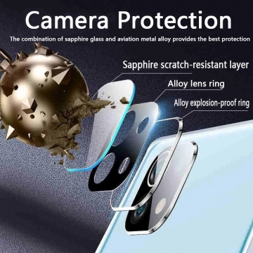 Магнитный чехол со стеклянными задней и передней панелями и защитой для блока камер для Xiaomi Mi 11, алюминиевая рама + задняя панель из стекла + передняя панель из стекла, чехол состоит из двух частей, которые соединяются несколькими магнитами, не влияет на качество приёма / передачи сигнала, накладка для защиты блока камер, чёрный, синий, серебряный, красный, фиолетовый, Киев