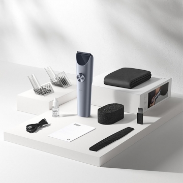 Машинка для стрижки Xiaomi Mijia Hair Clipper 2, MJGHHC2LF, нерухоме лезо вироблене за допомогою технології порошкової металургії, лезо з подвійним графітовим покриттям, матеріал рухомого леза: кераміка, 2 режими роботи, 19-ступеневе регулювання довжини волосся, інтелектуальна анти-кліпінгова система запобігає підриванню волосся, час повної зарядки 2 години, одного заряда вистачає до 180 годин, можна користуватись в процесі заряджання, IPX7, можна мити під струменем води, USB Type-C, LED дисплей, Київ, Киев