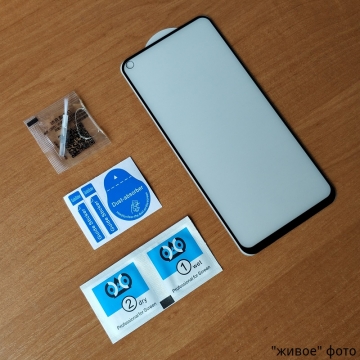 Матовое защитное стекло AG Matte Glass для смартфона Xiaomi Redmi Note 9 / Xiaomi Redmi 10X 4G, показатель по минералогической шкале твёрдости 9H, в 3 раза более устойчиво к царапинам, чем обычная защитная плёнка, не влияет на чувствительность сенсора, антибликовое покрытие, олеофобное покрытие, набор для подклеивания краёв защитного стекла, liquid, Киев