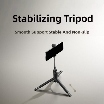 Монопод / штатив для селфі з функцією зума Xiaomi Zoom Stand Selfie Stick 2, XMBJZPGO2YM, тримач для смартфона з двоплощинним поворотним механізмом, підключення по bluetooth, знімний багатофункціональний bluetooth пульт ДК, Cold Shoe Mount, розкладається на 830 мм, Киїі, Киев