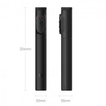 Монопод / штатив для селфі з функцією зума Xiaomi Zoom Stand Selfie Stick 2, XMBJZPGO2YM, тримач для смартфона з двоплощинним поворотним механізмом, підключення по bluetooth, знімний багатофункціональний bluetooth пульт ДК, Cold Shoe Mount, розкладається на 830 мм, Киїі, Киев