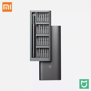 Набор отвёрток 24 в 1 Xiaomi Mijia Screwdriver Set, модель MJJXLSD002QW, немецкий бренд Wiha (производитель профессиональных ручных инструментов), анодированный алюминий, инструментальная легированная сталь S2, твёрдость стали по шкале Роквелла: 60 HRC, антикоррозийная обработка, 24 магнитные насадки (10 типов), награда RedDot Award, Киев