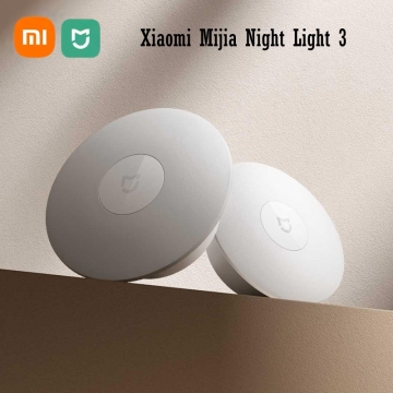 Нічник із датчиком руху Xiaomi Mijia Night Light 3, модель 9290041696, магнітне кріплення, двобічний скотч, датчики руху і освітлення, відстань спрацьовування датчика руху: до 5 м вперед і до 3 м в боки, кут спрацьовування датчика руху: 120°, 2 режими, 2 рівня світлового потоку, колірна температура 2700 K (тепле світло), акумулятор літій-іонний, 600 мА/г, USB Type-C, час повної зарядки 3 години, час роботи від одного заряда до 8 місяців, Київ, Киев