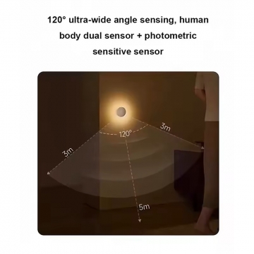 Нічник із датчиком руху Xiaomi Mijia Night Light 3, модель 9290041696, магнітне кріплення, двобічний скотч, датчики руху і освітлення, відстань спрацьовування датчика руху: до 5 м вперед і до 3 м в боки, кут спрацьовування датчика руху: 120°, 2 режими, 2 рівня світлового потоку, колірна температура 2700 K (тепле світло), акумулятор літій-іонний, 600 мА/г, USB Type-C, час повної зарядки 3 години, час роботи від одного заряда до 8 місяців, Київ, Киев