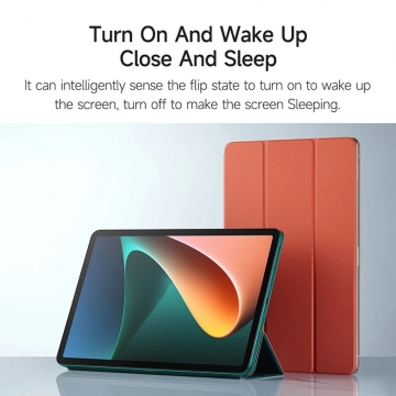 Оригінальний магнітний чохол-книжка Xiaomi Magnetic Double Sided Protective Case для Xiaomi Pad 5 / Xiaomi Pad 5 Pro, горизонтальний фліп, штучна шкіра, термополіуретан, TPU, магнітне кріплення, смарт-чохол (екран вмикається при відкритті чохла і вимикається при закритті), 2 режими складання чохла, Video mode (вертикальний для перегляду відео), Painting mode (35° для малювання / набору текста), чорний, зелений, помаранчевий, Київ, Киев