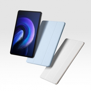 Оригінальний магнітний чохол-книжка Xiaomi Magnetic Double Sided Protective Case для Xiaomi Pad 6 / Xiaomi Pad 6 Pro, горизонтальний фліп, штучна шкіра / термополіуретан, смарт-чохол (екран вмикається при відкритті чохла і вимикається при закритті), 2 режими складання чохла, логотип Xiaomi, чорний, білий, блакитний, Київ, Киев