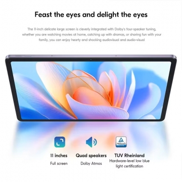 Планшетний комп’ютер Lenovo Xiaoxin Pad 2024 (8 + 128 Гб), металевий корпус, Snapdragon 685, 8 Гб RAM + 128 Гб ROM, екран 11'' IPS 1920 * 1200, 90 Гц, основна камера 8 МП, селфі камера 8 МП, акумулятор 7040 мА/г, 20 Вт, Wi-Fi, Bluetooth 5.1, GPS, OTG, USB Type-C, стереодинаміки, 3,5 мм аудіоджек, ZUI 15, Android 13, УКРАЇНСЬКА МОВА, GOOGLE PLAY, Київ, Киев