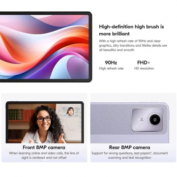 Планшетний комп’ютер Lenovo Xiaoxin Pad 2024 (8 + 128 Гб), металевий корпус, Snapdragon 685, 8 Гб RAM + 128 Гб ROM, екран 11'' IPS 1920 * 1200, 90 Гц, основна камера 8 МП, селфі камера 8 МП, акумулятор 7040 мА/г, 20 Вт, Wi-Fi, Bluetooth 5.1, GPS, OTG, USB Type-C, стереодинаміки, 3,5 мм аудіоджек, ZUI 15, Android 13, УКРАЇНСЬКА МОВА, GOOGLE PLAY, Київ, Киев