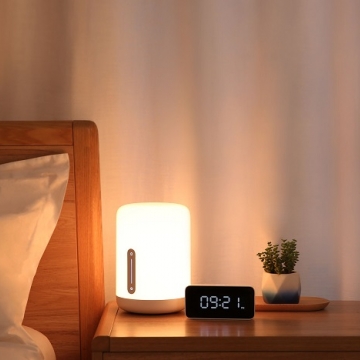 Прикроватная лампа Xiaomi MiJia Bedside Lamp 2, светильник, ночник, Mi Home (Android), Apple HomeKit (iOS), интеграция в систему «умный дом», голосовое управление, белый свет, цветной свет, струящийся свет (сменяющие друг друга цвета), таймер отключения, взаимодействие с Mi Band, Wi-Fi 802.11b/g/n 2,4 ГГц, Bluetooth 4.2 BLE, работает с Android 4.4 и выше и iOS 9.0 и выше, белый, Киев