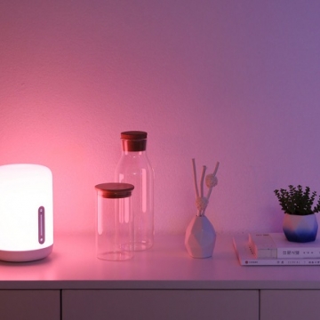 Прикроватная лампа Xiaomi MiJia Bedside Lamp 2, светильник, ночник, Mi Home (Android), Apple HomeKit (iOS), интеграция в систему «умный дом», голосовое управление, белый свет, цветной свет, струящийся свет (сменяющие друг друга цвета), таймер отключения, взаимодействие с Mi Band, Wi-Fi 802.11b/g/n 2,4 ГГц, Bluetooth 4.2 BLE, работает с Android 4.4 и выше и iOS 9.0 и выше, белый, Киев