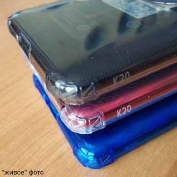 Прозрачный чехол-накладка с магнитным кольцом для Xiaomi Redmi K20 / Xiaomi Redmi K20 Pro / Xiaomi Mi9T / Xiaomi Mi9T Pro, термополиуретан TPU, дополнительная защита углов смартфона «воздушными подушками», накладки на кнопки регулировки громкости и включения / выключения, кольцо для пальца, кольцо-подставка для просмотре видео, магнитное кольцо крепится к автомобильным магнитным держателям, прозрачный, прозрачный с чёрным оттенком, прозрачный с синим оттенком, прозрачный с красным оттенком, Киев