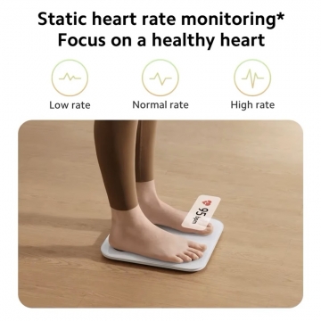 Характеристики розумних вагів Xiaomi Mijia Body Fat Scale S400, модель MJTZC01YM, загартоване скло, ABS пластик, 4 круглих електрода з нержавіючої сталі на поверхні, діапазон вимірювання ваги 100 г – 150 кг, керування Mi Home, вимірюють 25 показників (на основі зважування та двочастотного біоімпедансного аналіза), режим зважування малюка або хатньої тварини, легкі об’єкти від 100 г, контроль балансу тіла, гостьовий режим, параметри 36 людей, дисплей, bluetooth 5.0, Київ, Киев