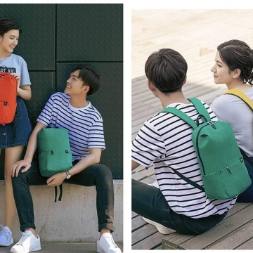 Рюкзак Xiaomi Mi Small Backpack (10 л), водовідштовхуючий поліестер, 1 внутрішня і 3 зовнішні кишені, застібки-блискавки YKK (Японія), пластикові пряжки ТМ Nx Lite ITW (США), зручні заплечні ремені, ручка для переноски рюкзака в руці, об'єм 10 л, логотип “Mi”, Київ, Киев