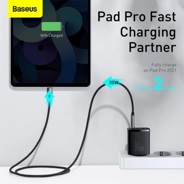 Сетевое зарядное устройство Baseus Compact Quick Charger 30 Вт (USB + USB + USB Type-C), CCXJ-E01, CCXJ-E02, материал корпуса: негорючий пластик, поддержка одновременной зарядки трёх устройств, порт USB Type-C поддерживает быструю зарядку и USB Power Delivery 3.0 до 30 Вт, совместимость с большинством стандартов быстрой зарядки, умная зарядка (автоматический подбор параметров зарядки для различных устройств), многоуровневая защита от замыканий, перегрузок, перегрева и т. п., Киев