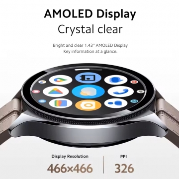 Смарт-годинник Watch 2 Pro (Bluetooth Global Version), M2233W1, без підтримки SIM-карти, корпус з нержавіючої сталі, захист від води 5 АТМ, Qualcomm Snapdragon W5+ Gen 1, оперативна пам’ять: 2 Гб, постійна пам’ять: 32 Гб, екран 1,43'' AMOLED, 466 * 466, Wi-Fi, Bluetooth 5.2, GPS, крокомір, 200+ сторонніх застосунків, 150+ споривних режимів, підтримка Bluetooth-дзвінків, Mi Fitness, Strava, Suunto, акумулятор 495 мА/г, Google Wear OS 4.0, Київ, Киев