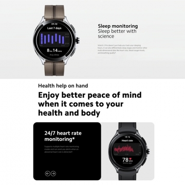 Смарт-годинник Watch 2 Pro (Bluetooth Global Version), M2233W1, без підтримки SIM-карти, корпус з нержавіючої сталі, захист від води 5 АТМ, Qualcomm Snapdragon W5+ Gen 1, оперативна пам’ять: 2 Гб, постійна пам’ять: 32 Гб, екран 1,43'' AMOLED, 466 * 466, Wi-Fi, Bluetooth 5.2, GPS, крокомір, 200+ сторонніх застосунків, 150+ споривних режимів, підтримка Bluetooth-дзвінків, Mi Fitness, Strava, Suunto, акумулятор 495 мА/г, Google Wear OS 4.0, Київ, Киев