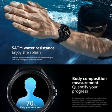 Смарт-годинник Watch 2 Pro (Bluetooth Global Version), M2233W1, без підтримки SIM-карти, корпус з нержавіючої сталі, захист від води 5 АТМ, Qualcomm Snapdragon W5+ Gen 1, оперативна пам’ять: 2 Гб, постійна пам’ять: 32 Гб, екран 1,43'' AMOLED, 466 * 466, Wi-Fi, Bluetooth 5.2, GPS, крокомір, 200+ сторонніх застосунків, 150+ споривних режимів, підтримка Bluetooth-дзвінків, Mi Fitness, Strava, Suunto, акумулятор 495 мА/г, Google Wear OS 4.0, Київ, Киев