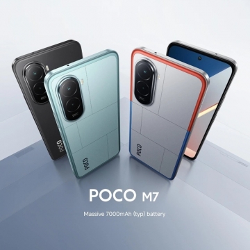 Смартфон Xiaomi Poco M7 NFC (6 + 128 Гб, Global Version) Смартфон Xiaomi Poco M7 NFC (6 + 128 Гб, Global Version), 2 SIM-карти, 4G LTE, Snapdragon 685, 6 Гб RAM + 128 Гб ROM, екран 6,9'' IPS LCD FHD+, 144 Гц, 2 основні камери 50 МП, акумулятор 7000 мА/г, 33 Вт, реверсивна OTG зарядка 18 Вт, сканер відбитків пальців, Wi-Fi, Bluetooth 5.0, GPS, NFC / Google Pay, OTG, USB Type-C, HyperOS, Android 15, УКРАЇНСЬКА МОВА, GOOGLE PLAY, Київ, Киев