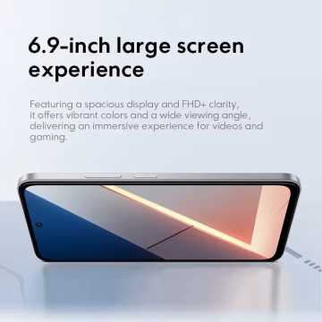Смартфон Xiaomi Poco M7 NFC (8 + 256 Гб, Global Version), 2 SIM-карти, 4G LTE, Snapdragon 685, 8 Гб RAM + 256 Гб ROM, екран 6,9'' IPS LCD FHD+, 144 Гц, 2 основні камери 50 МП, акумулятор 7000 мА/г, 33 Вт, реверсивна OTG зарядка 18 Вт, сканер відбитків пальців, Wi-Fi, Bluetooth 5.0, GPS, NFC / Google Pay, OTG, USB Type-C, HyperOS, Android 15, УКРАЇНСЬКА МОВА, GOOGLE PLAY, Київ, Киев