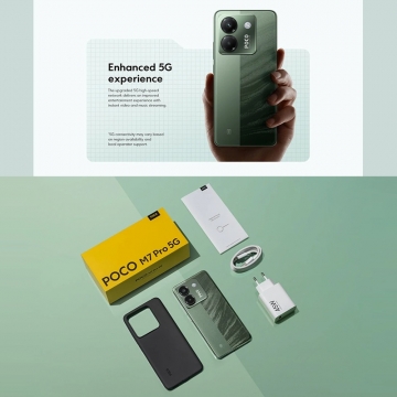 Смартфон Xiaomi Poco M7 Pro 5G NFC (8 + 256 Гб, Global Version)	, 2409FPCC4G, 2 SIM-карти, Dimensity 7025-Ultra, 8 Гб RAM + 256 Гб ROM, екран 6,67'' AMOLED 2400 * 1080, 120 Гц, камера 50 МП, Sony IMX882, акумулятор 5110 мА/г, 45 Вт, сканер відбитків пальців, Wi-Fi, Bluetooth 5.3, GPS, NFC / Google Pay, OTG, USB Type-C, стереодинаміки, Dolby Atmos, 3,5 мм аудіоджек, HyperOS, Android 14, УКРАЇНСЬКА МОВА, GOOGLE PLAY, Київ, Киев