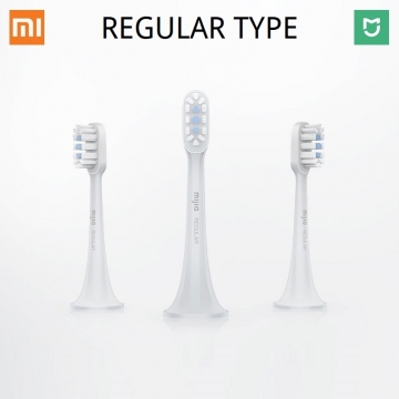 Сменная насадка для электрических зубных щёток Xiaomi Mijia Sonic Electric Toothbrush T300, Xiaomi Mijia Sonic Electric Toothbrush T500, Xiaomi Mijia Smart Sonic Electric Toothbrush, щетинки DuPont StaClean американской компании DuPont, щетинки повышенной плотности без использования металла, индивидуальная вакуумная упаковка, Киев