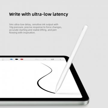 Характеристики стилуса Redmi Smart Pen Redmi Stylus для Xiaomi Redmi Pad 2, Xiaomi Redmi Pad Pro та Xiaomi Poco Pad, 24048MP07G, чутливість до тиску 4096 рівнів, частота дискретизації 240 Гц, Bluetooth 5.1, 2 функціональні кнопки, аккумулятор: 80 мА/г (до 12 годин роботи від повного заряду), USB Type-C, Київ, Киев