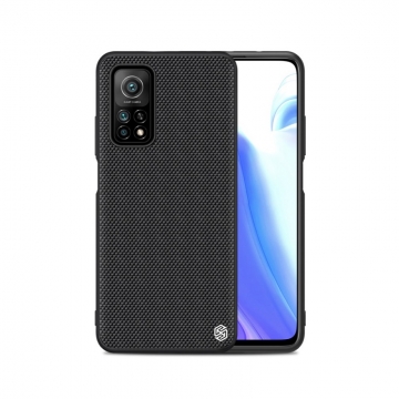 Текстурированный чехол-накладка Nillkin для смартфона Xiaomi Mi10T / Xiaomi Mi10T Pro / Xiaomi Redmi K30S, textured case, противоударный бампер, рифлёный пластик с нейлоновым волокном, рама из термополиуретана, логотип Nillkin, двойное отверстие для крепления ремешка, чёрный, Киев