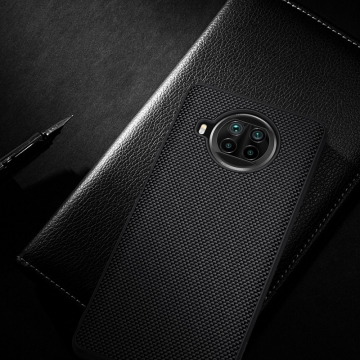 Текстурированный чехол-накладка Nillkin для смартфона Xiaomi Mi10T Lite / Xiaomi Redmi Note 9 Pro 5G (China), textured case, противоударный бампер, рифлёный пластик с нейлоновым волокном, рама из термополиуретана, логотип Nillkin, двойное отверстие для крепления ремешка, чёрный, Киев