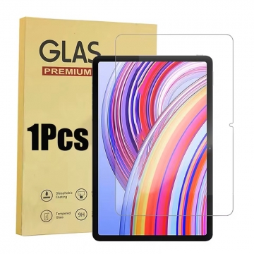Захисне скло Glass Screen Pro+ для планшетного комп'ютера Xiaomi Poco Pad / Xiaomi Redmi Pad Pro, броньоване скло, загартоване скло, товщина 0,33 мм, показник за мінералогічною шкалою твердості (шкала Мооса від 1 до 10): 9H, в 4 рази більш стійке до подряпин, ніж звичайна захисна плівка, не впливає на чутливість сенсора, не спотворює кольори, антивідблискове покриття, олеофобне покриття, Київ, Киев