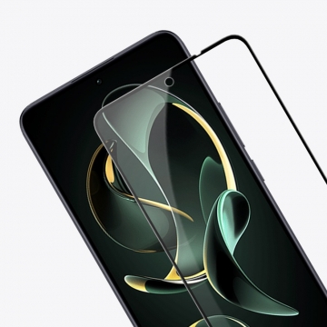 Захисне скло Nillkin CP+Pro (3D Full Glue) для смартфона Xiaomi 13T / Xiaomi 13T Pro / Xiaomi Redmi K60 Ultra, броньоване скло, скло сумісне з усіма чохлами Nillkin, товщина 0,33 мм, шкала Мооса 9H, в 4 рази більш стійке до подряпин, ніж захисна плівка, не впливає на чутливість сенсора, не спотворює кольори, антивідблискове покриття, олеофобне покриття, скло із закругленими краями (2.5D), набір ганчірок і протипилових стікерів, Київ, Киев