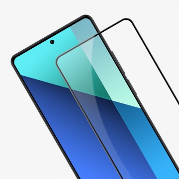Захисне скло Nillkin CP+Pro (3D Full Glue) для смартфона Xiaomi Redmi Note 13 4G, скло сумісне з усіма чохлами Nillkin, товщина 0,33 мм, шкала Мооса 9H, в 4 рази більш стійке до подряпин, ніж захисна плівка, не впливає на чутливість сенсора, не спотворює кольори, антивідблискове покриття, олеофобне покриття, скло із закругленими краями (2.5D), набір ганчірок і протипилових стікерів, Київ, Киев