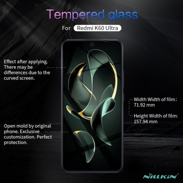Захисне скло Nillkin H+Pro для смартфона Xiaomi 13T / Xiaomi 13T Pro / Xiaomi Redmi K60 Ultra, товщина 0,2 мм, показник за мінералогічною шкалою твердості шкала Мооса 9H, в 4 рази більш стійке до подряпин, ніж звичайна захисна плівка, не впливає на чутливість сенсора, не спотворює кольори, антивідблискове покриття, олеофобне покриття, скло із закругленими краями (2.5D), в комплекті є набір ганчірок і протипилових стікерів, Київ, Киев