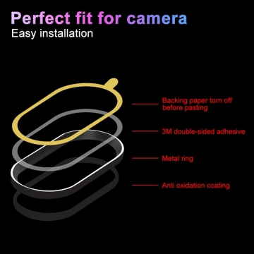 Защитное кольцо для камеры смартфона Xiaomi Mi9 Lite / Xiaomi Mi CC9, алюминий, не влияет на качество съёмки, чёрный, синий, серебряный, белый, Киев