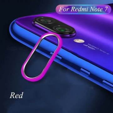 Защитное кольцо для камеры смартфона Xiaomi Redmi Note 7 / Redmi Note 7 Pro, алюминий, не влияет на качество съёмки, чёрный, синий, розовый, Киев