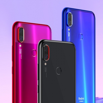 Защитное кольцо для камеры смартфона Xiaomi Redmi Note 7 / Redmi Note 7 Pro, алюминий, не влияет на качество съёмки, чёрный, синий, розовый, Киев