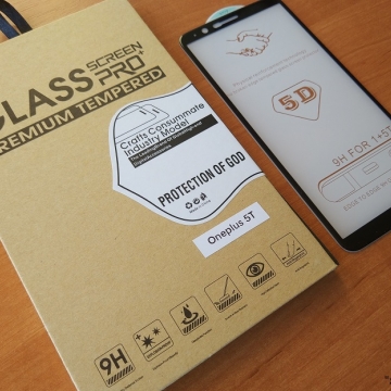 Защитное стекло 3D Full Glue для смартфона OnePlus 5T, клеится к экрану смартфона всей поверхностью, 9H, не влияет на чувствительность сенсора, не искажает цвета, антибликовое покрытие, олеофобное покрытие, стекло с закруглёнными краями 2.5D, 2,5D, прозрачное с чёрной рамкой, Киев