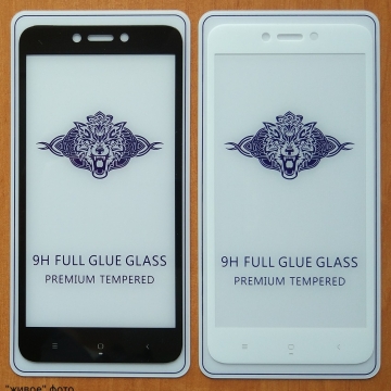 Защитное стекло Bonaier (3D Full Glue) для смартфона Xiaomi RedMi 4X, клеится к экрану смартфона всей поверхностью, 9H, не влияет на чувствительность сенсора, не искажает цвета, антибликовое покрытие, олеофобное покрытие, стекло с закруглёнными краями 2.5D, 2,5D, прозрачное с чёрной или белой рамкой, набор для подклеивания краёв защитного стекла, Киев