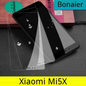 Защитное стекло Bonaier (Triple Strong) для смартфонов Xiaomi Mi5X, закалённое стекло, бронированное стекло, 9H, антибликовое покрытие, олеофобное покрытие, Киев