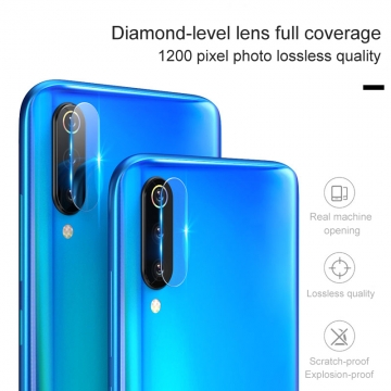 Защитное стекло для камеры смартфона Xiaomi Mi9, бронированное стекло, толщина 0,3 мм, показатель по минералогической шкале твёрдости (шкала Мооса от 1 до 10): 9H (твёрдость алмаза 10H), в 4 раза более устойчиво к царапинам, чем обычная защитная плёнка, не влияет на качество съёмки, прозрачное, Киев