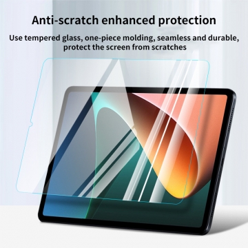 Защитное стекло Glass Screen Pro+ для планшетного компьютера Xiaomi Pad 5 / Xiaomi Pad 5 Pro, толщина 0,33 мм, показатель по минералогической шкале твёрдости (шкала Мооса от 1 до 10): 9H, не влияет на чувствительность сенсора, антибликовое покрытие, олеофобное покрытие, Киев
