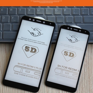 Защитное стекло Mocolo (5D Full Glue) для смартфона Xiaomi RedMi 5, бронированное стекло, клеится к экрану смартфона всей поверхностью, 9H, не влияет на чувствительность сенсора, не искажает цвета, антибликовое покрытие, олеофобное покрытие, стекло с закруглёнными краями 2.5D, 2,5D, 3D, 5D, 6D, прозрачное с чёрной или белой рамкой, Киев