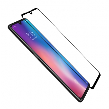 Защитное стекло Nillkin CP+ (3D Full Glue) для смартфона Xiaomi Mi9, закалённое стекло, бронированное стекло, клеится к экрану смартфона всей поверхностью, 9H, толщина 0,2 мм, не влияет на чувствительность сенсора, не искажает цвета, антибликовое покрытие, олеофобное покрытие, стекло с закруглёнными краями 2.5D, 2,5D, 3D, 5D, 6D, прозрачное с чёрной или белой рамкой, liquid, Киев