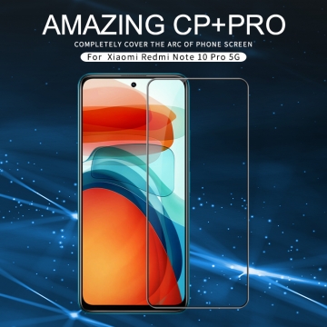 Защитное стекло Nillkin CP+Pro (3D Full Glue) для смартфона Xiaomi Poco X3 GT / Xiaomi Redmi Note 10 Pro 5G (China), закалённое стекло, бронированное стекло, полноэкранное стекло, полноклейка, клеится к экрану смартфона всей поверхностью, 9H, толщина 0,33 мм, не влияет на чувствительность сенсора, не искажает цвета, антибликовое покрытие, олеофобное покрытие, стекло с закруглёнными краями 2.5D, 2,5D, 3D, 5D, 6D, прозрачное с чёрной рамкой, liquid, Киев