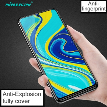 Защитное стекло Nillkin CP+Pro (3D Full Glue) для смартфона Xiaomi Redmi Note 9 Pro / Xiaomi Redmi Note 9 Pro Max / Xiaomi Redmi Note 9S, закалённое стекло, бронированное стекло, полноэкранное стекло, полноклейка, клеится к экрану смартфона всей поверхностью, 9H, толщина 0,33 мм, не влияет на чувствительность сенсора, не искажает цвета, антибликовое покрытие, олеофобное покрытие, стекло с закруглёнными краями 2.5D, 2,5D, 3D, 5D, 6D, прозрачное с чёрной или белой рамкой, liquid, Киев