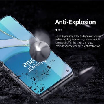 Защитное стекло Nillkin H+Pro для смартфона OnePlus 8T, закалённое стекло, бронированное стекло, 9H, толщина 0,2 мм, 2,5D, 2.5D, антибликовое покрытие, олеофобное покрытие, Киев