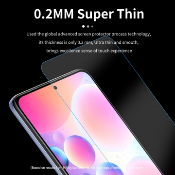 Защитное стекло Nillkin H+Pro для смартфона Xiaomi Poco F3 / Xiaomi Redmi K40 / Xiaomi Redmi K40 Pro / Xiaomi Mi 11i, закалённое стекло, бронированное стекло, 9H, толщина 0,2 мм, 2,5D, 2.5D, антибликовое покрытие, олеофобное покрытие, Киев