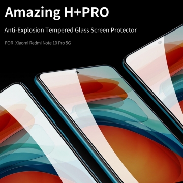 Защитное стекло Nillkin H+Pro для смартфона Xiaomi Poco X3 GT / Xiaomi Redmi Note 10 Pro 5G (China), закалённое стекло, бронированное стекло, 9H, толщина 0,2 мм, 2,5D, 2.5D, антибликовое покрытие, олеофобное покрытие, Киев