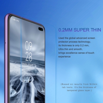 Защитное стекло Nillkin H+Pro для смартфона Xiaomi Redmi K30, закалённое стекло, бронированное стекло, 9H, толщина 0,2 мм, 2,5D, 2.5D, антибликовое покрытие, олеофобное покрытие, Киев