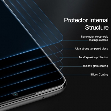 Защитное стекло Nillkin H+Pro для смартфона Xiaomi Redmi Note 8 Pro, закалённое стекло, бронированное стекло, 9H, толщина 0,2 мм, 2,5D, 2.5D, антибликовое покрытие, олеофобное покрытие, Киев